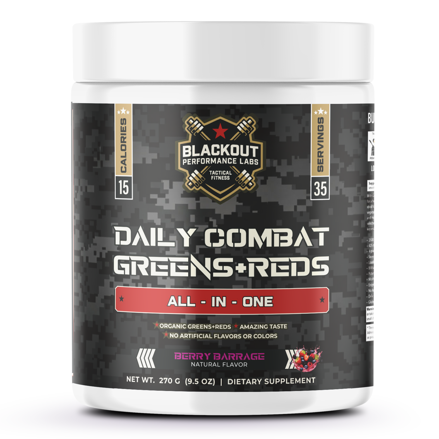 Daily Combat Greens Plus Reds